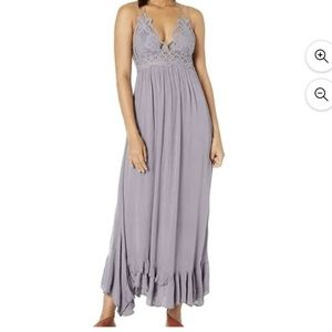 Free People Adella Maxi Slip Dress